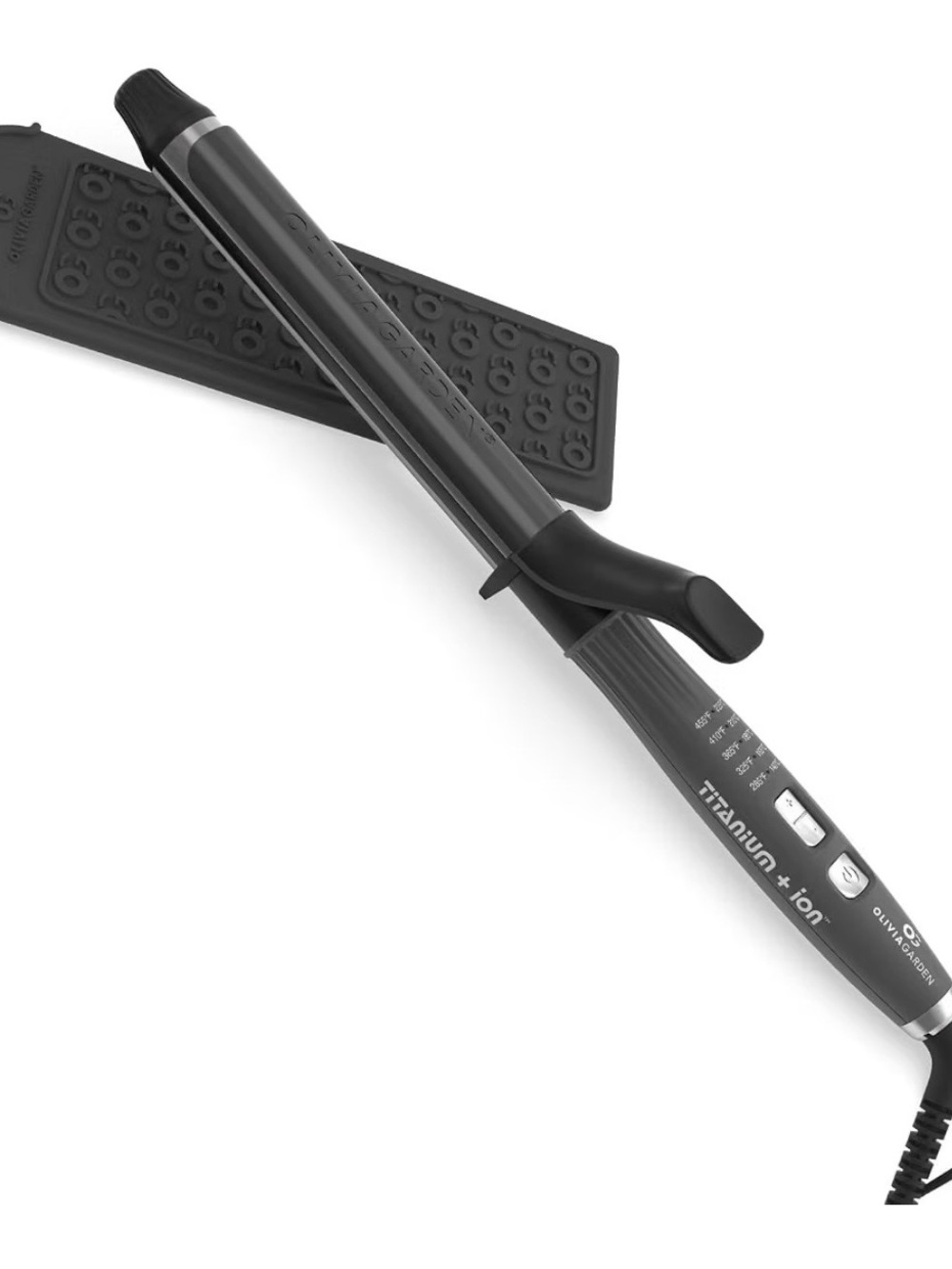 Olivia Garden Black Titanium+Ion Curling Wand